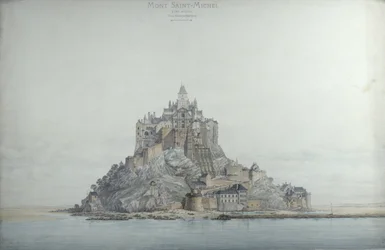 Mont Saint-Michel (lato ovest), 1873